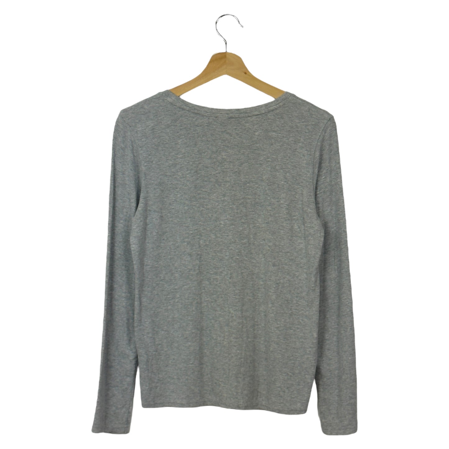 Magaschoni Gray Long-Sleeve Stretch Knit