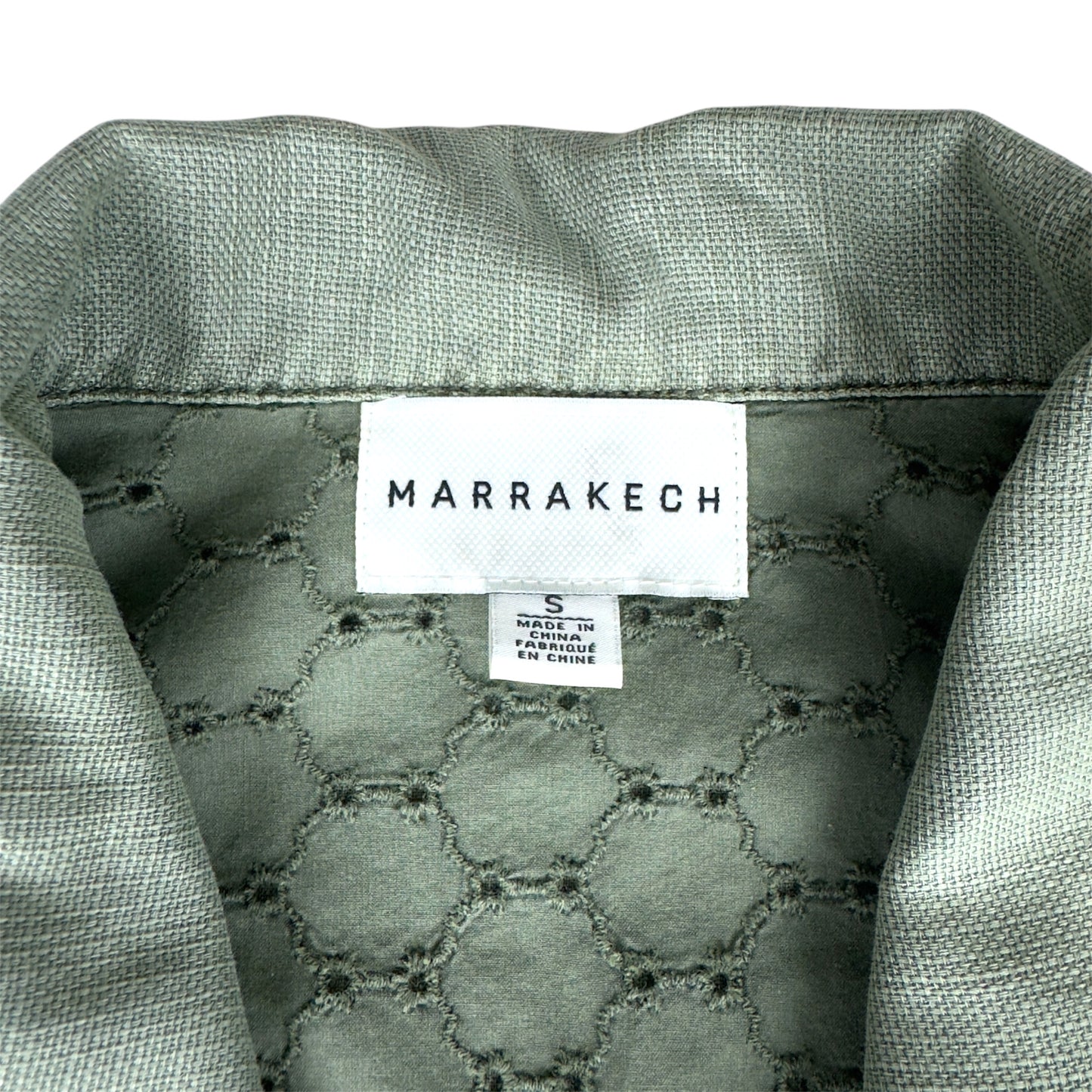 Marrakech Olive Green Sleeveless Utility Vest