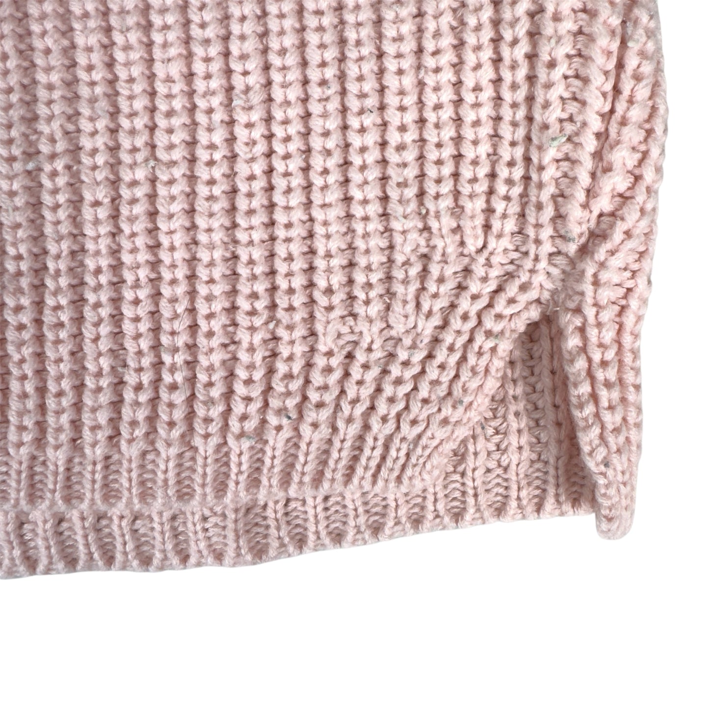 Tally Weijl Pink & Cream Striped Knit Sweater