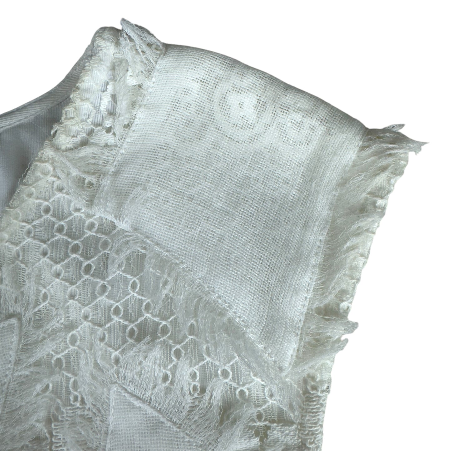 BCBGMAXAZRIA White Lace Sheath Dress