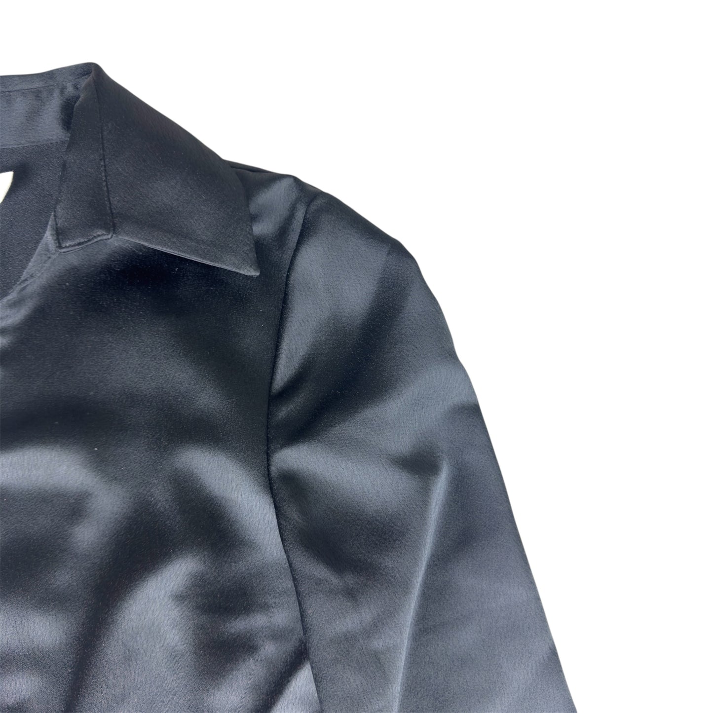 Spring +  Mercer Black Wrap Mini Dress