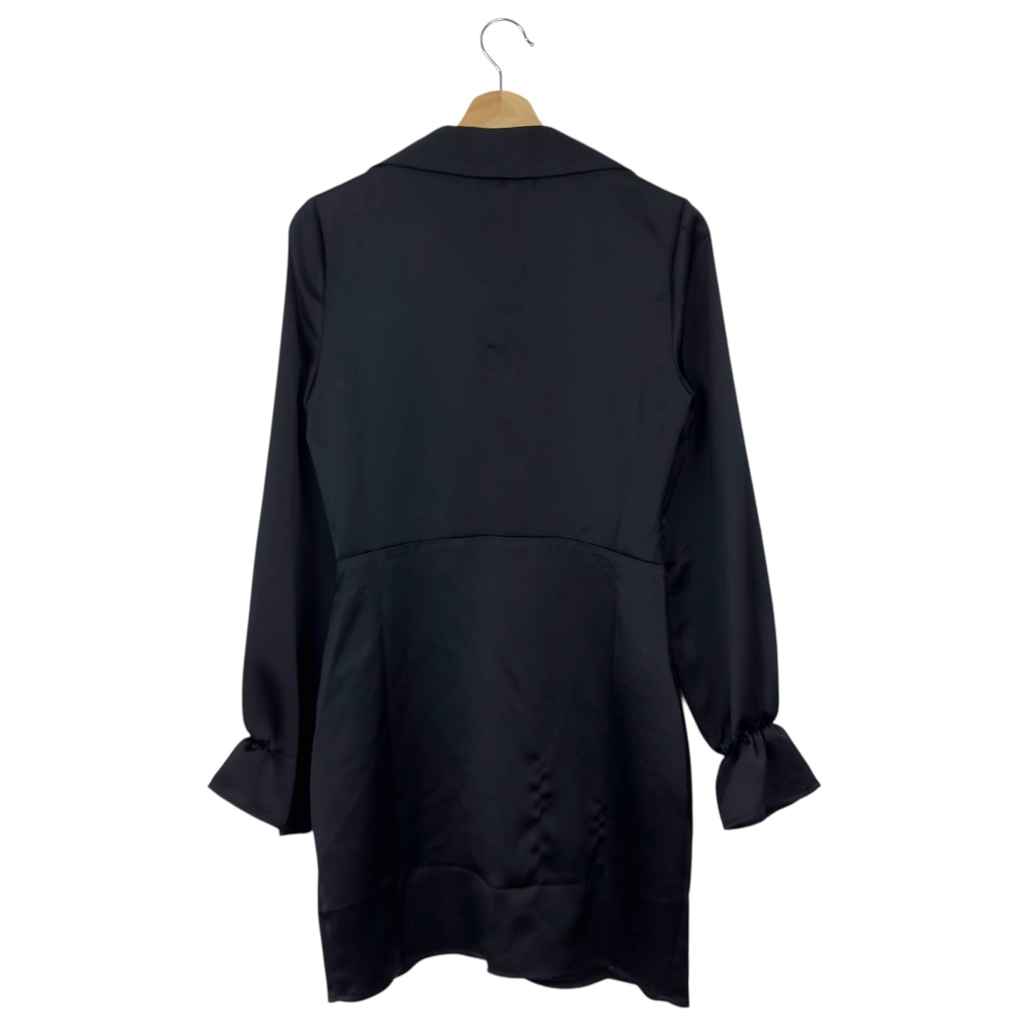 Spring +  Mercer Black Wrap Mini Dress